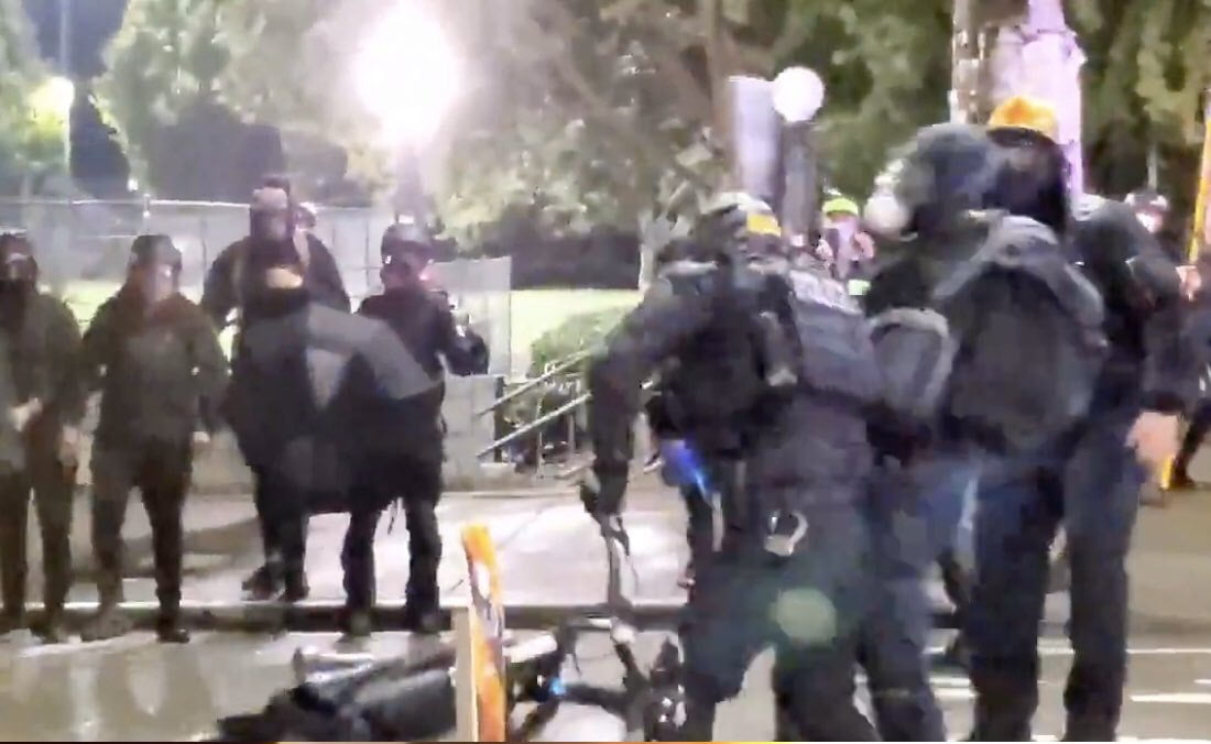 Seattle Police Officer Gets Knocked Down, BLM Rioter Runs Up and Hits Him With Baseball Bat (VIDEO)