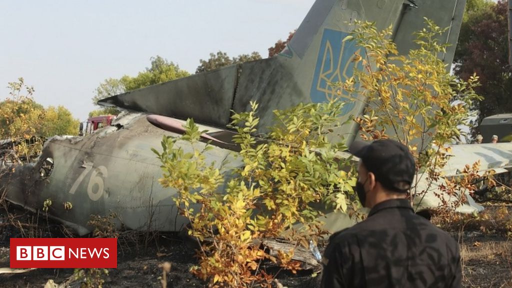 Ukraine military plane crash: Cadets among at 26 people killed