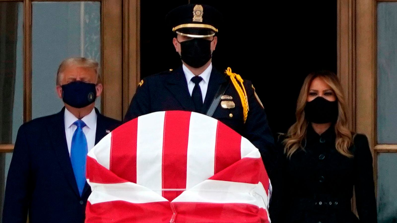 Donald And Melania Trump Get Booed While Attending Ruth Bader Ginsburg’s Memorial