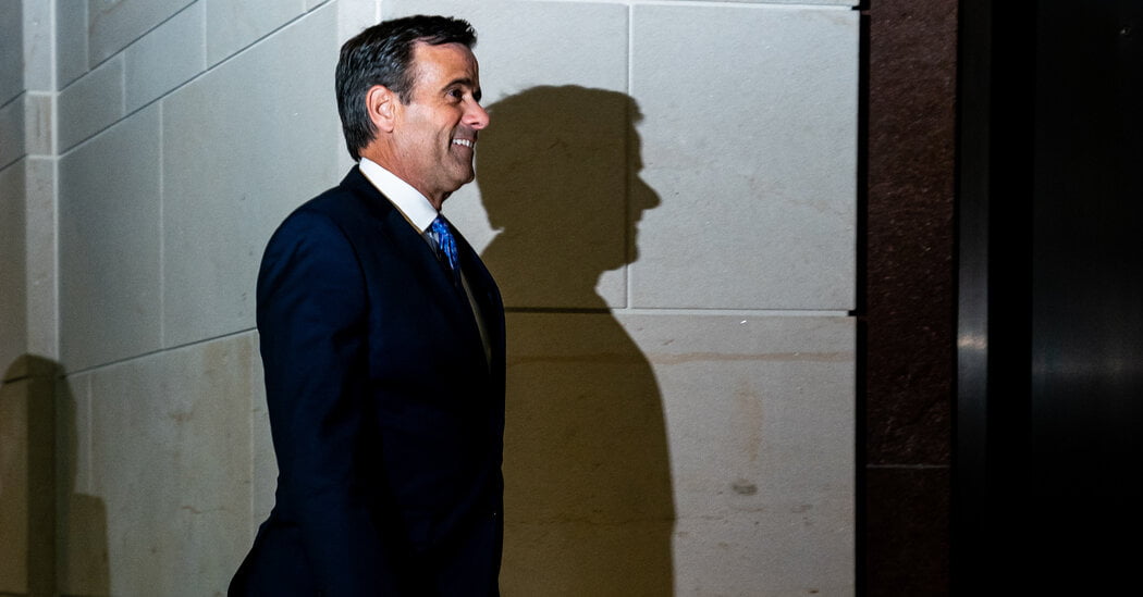 John Ratcliffe Pledged to Stay Apolitical. Then He Began Serving Trump’s Political Agenda.