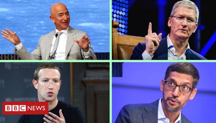 US tech giants accused of 'monopoly power'