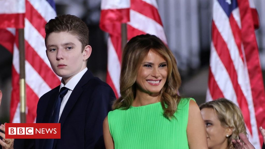 Covid: Trump's son Barron had coronavirus, says first lady