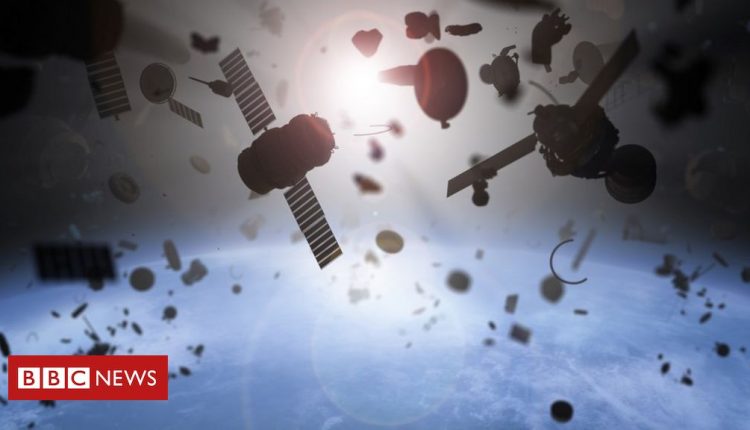 Pieces of orbiting space junk 'avoid collision'