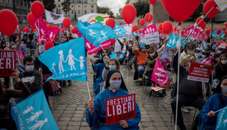 Bill Offering L.G.B.T. Protections in Italy Spurs Rallies on Both Sides