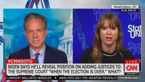 'Voters Deserve an Answer!' Tapper Grills Biden Spox on Court-Packing