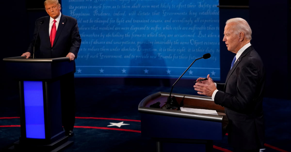 Trump-Biden differences laid bare in final US presidential debate | US & Canada