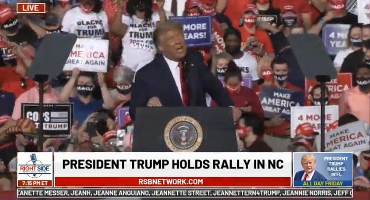 WATCH LIVE ON RSBN: President Trump's MAGA Rally in Gastonia, North Carolina - Trump Takes Stage by Storm