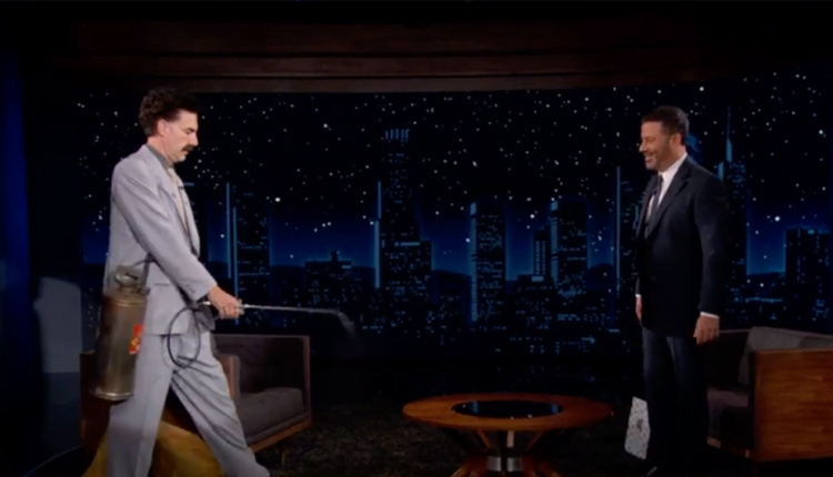 Borat Puts Jimmy Kimmel Through His Own Chaotic COVID-19 Protocols – Deadline
