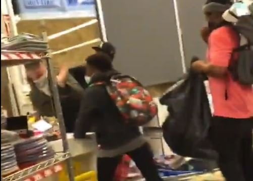 Black Lives Matter Thugs Take a Break from Looting to Beat the Hell Out of Reporter Elijah Schaffer in Five Below Store (VIDEO)