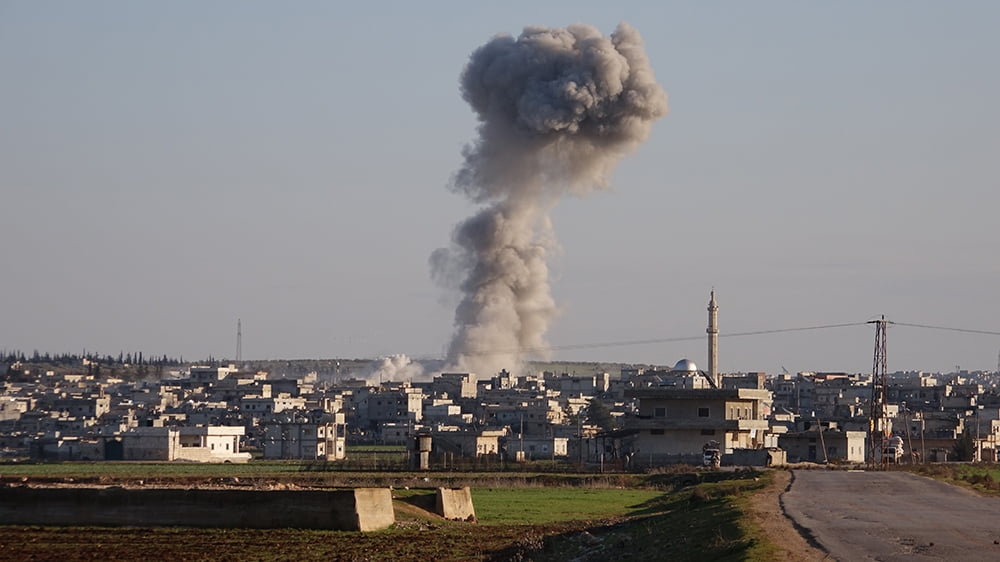 Air strike in northwest Syria kills more than 50 rebel fighters | Middle East