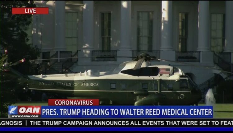Marine One Lands at White House to Take President Trump to Walter Reed -- President in "Good Spirits" and "Has Been Working Throughout Day"