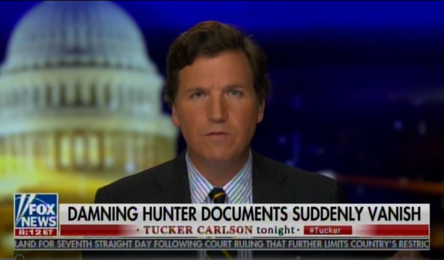 Tucker Carlson Tells Viewers a Package with Biden Documents Sent By Producer from NY to LA Was Tampered with and Contents Went Missing (VIDEO)