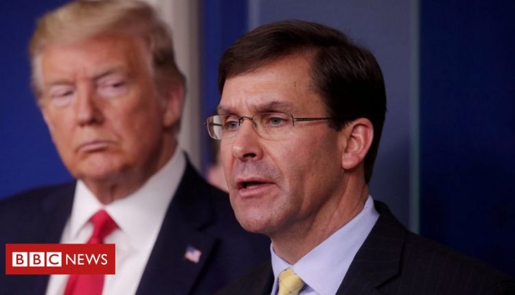 Donald Trump fires defence secretary Mark Esper