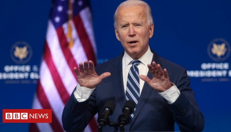 Biden: Trump refusal to concede 'an embarrassment'