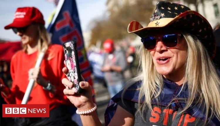 Million MAGA March: Thousands of pro-Trump protesters rally in Washington DC