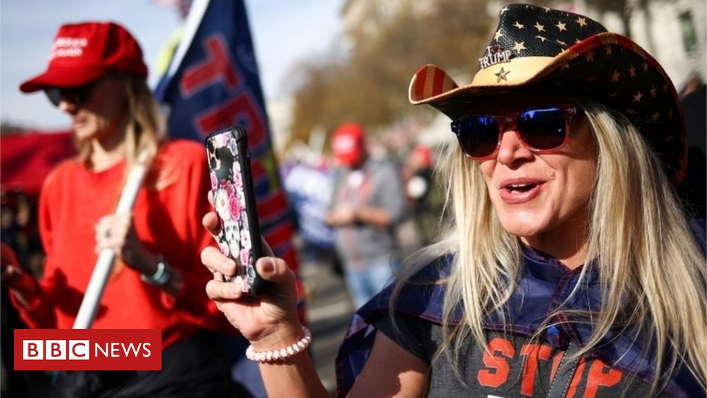 Million MAGA March: Thousands of pro-Trump protesters rally in Washington DC