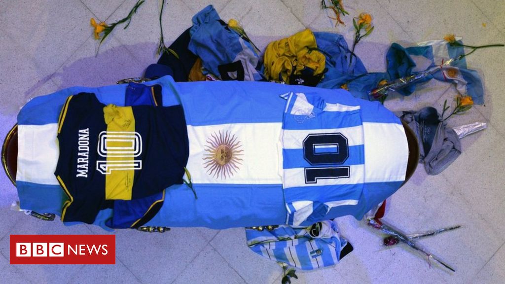 Maradona: Funeral worker apologises over coffin photos