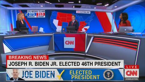 Jumping for Joy: CNN Celebrates Biden Victory for ‘Decency,’ Cheers Massive, Packed Crowds