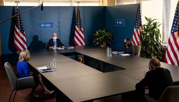 Meeting With Schumer and Pelosi, Biden Keeps Focus on Virus and Economy