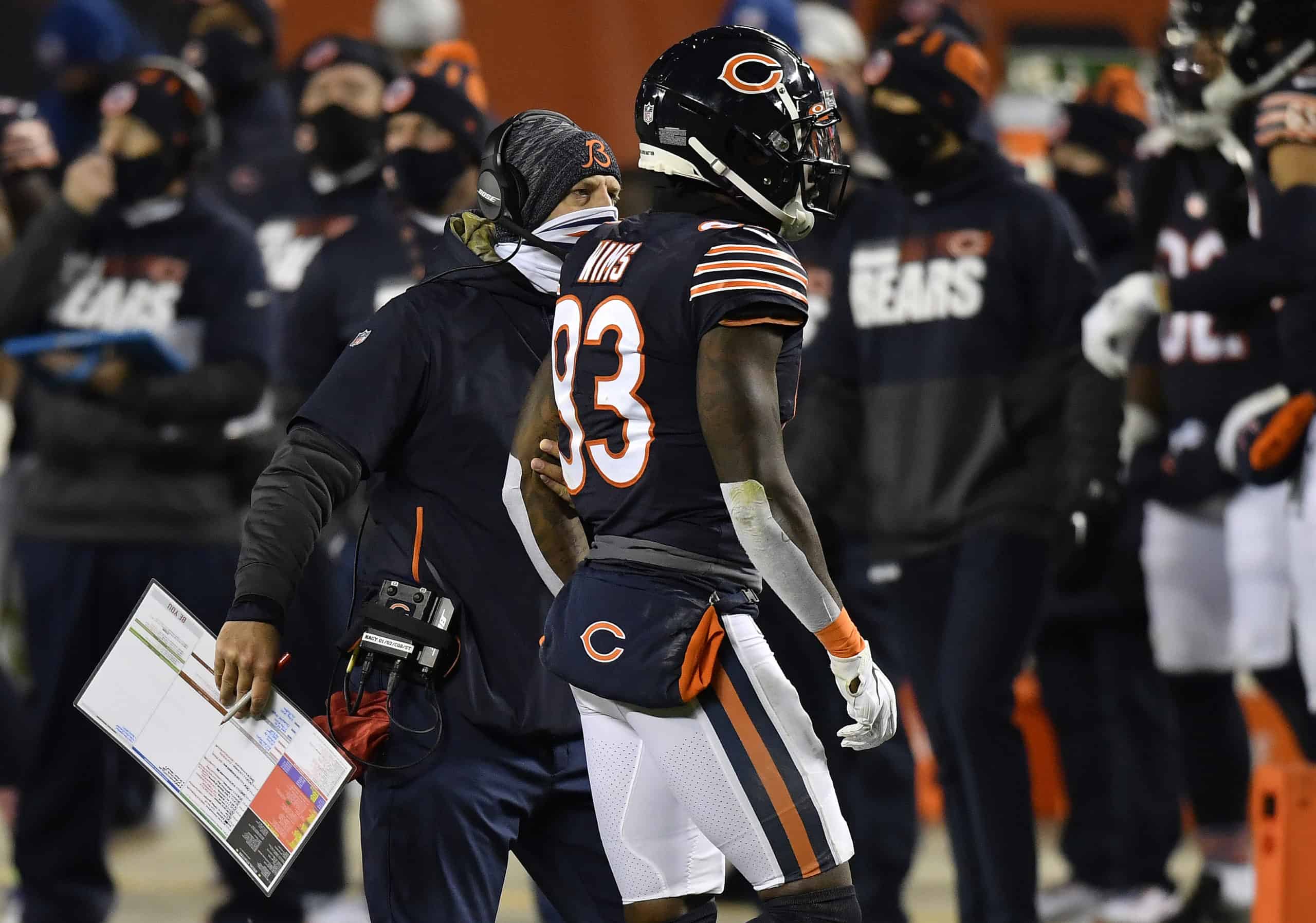 Bears Wide Receiver Javon Wims Ejected From Sunday’s Game After Punching Saints Defensive Back C.J. Gardner-Johnson