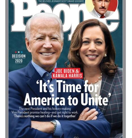 PEOPLE Magazine Gushes Over Biden-Harris with Eight-Page 'Time to Unite' Cover Story