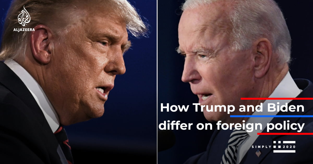 A look at how Trump and Biden differ on foreign policy