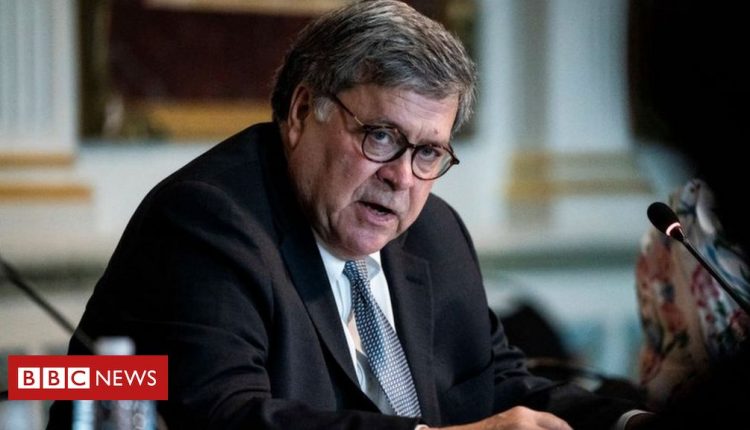 William Barr: US attorney general to leave post by Christmas