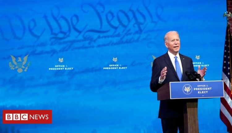 Joe Biden says 'time to turn the page' after victory confirmed