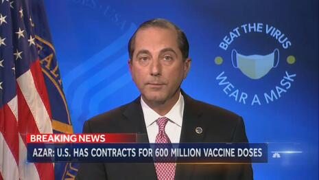 HHS Boss BUSTS Media’s LIE Trump Didn’t Buy Enough COVID Vaccine
