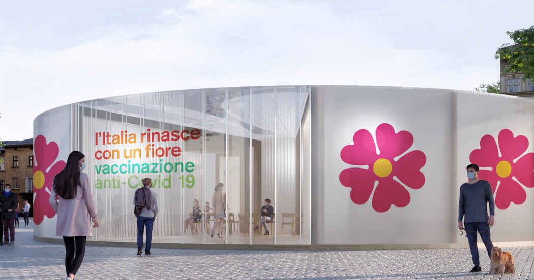 Italy Turns to Flower Power to Help Spread Vaccine Message