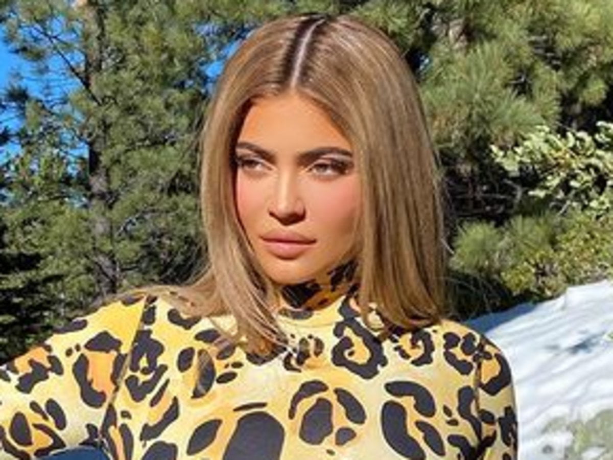 Kylie Jenner Flaunts Her Curves In Snow Leopard Catsuit