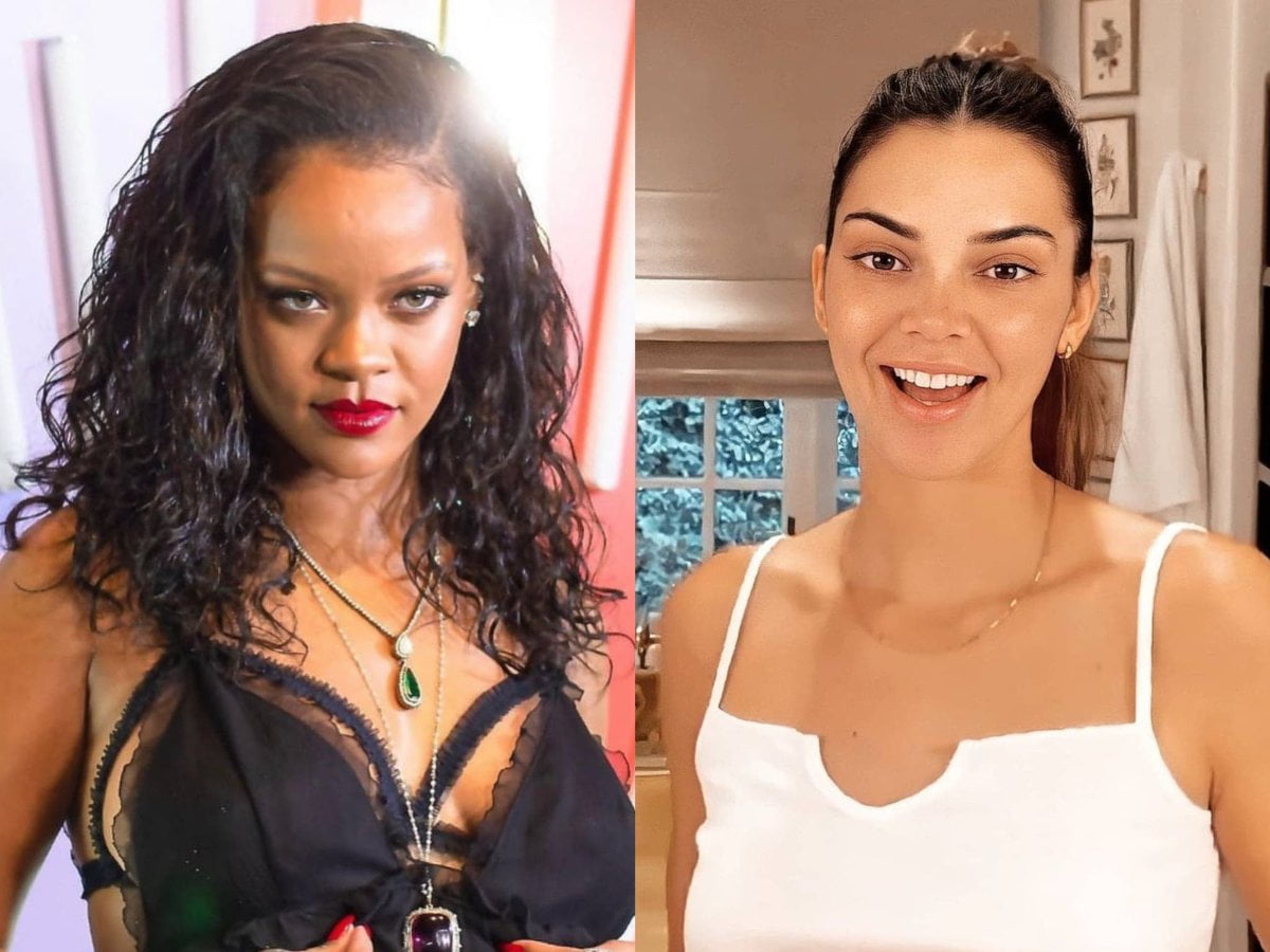 Rihanna And Kendall Jenner Wear The Same Cherry-Print Bikini — Who Wore It Best?