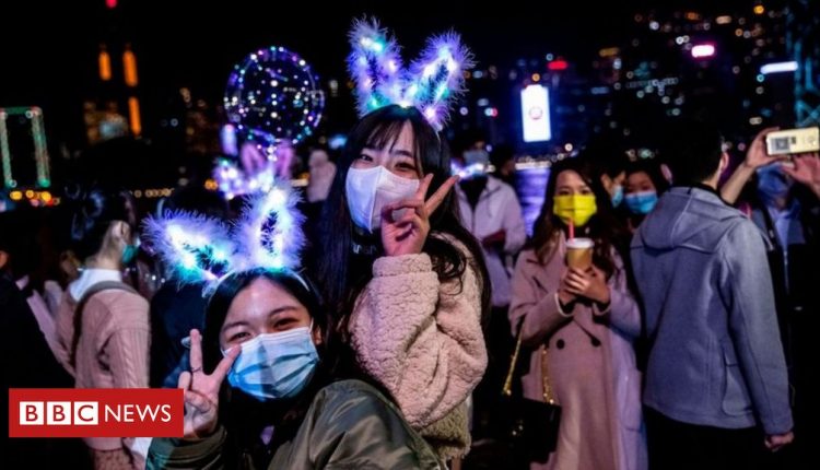 In pictures: New Year, but not quite as we know it