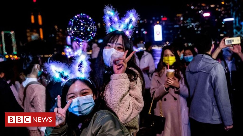 In pictures: New Year, but not quite as we know it