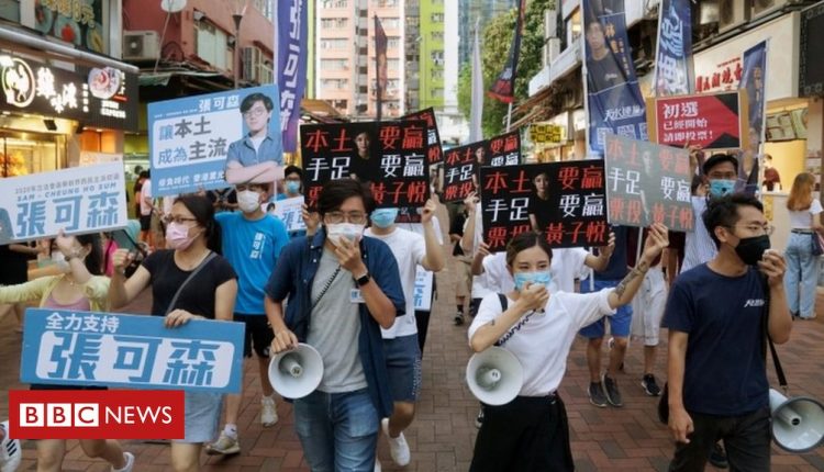 National security law: Mass arrests in Hong Kong 'over primary vote'