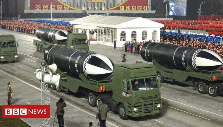 North Korea unveils new submarine-launched missile