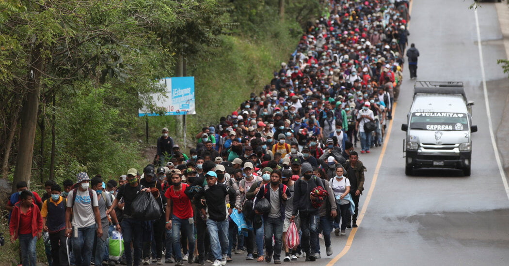 Migrant Caravan, Now in Guatemala, Could Pose Early Test for Biden