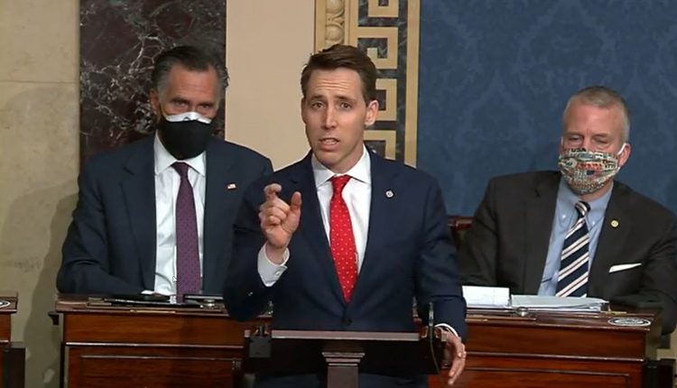 Publishing Company Cancels Senator Josh Hawley's Book Deal For His Alleged Involvement In Inciting The Mob That Stormed The Capitol