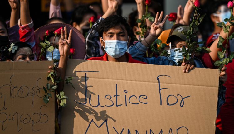 Myanmar protests continue despite ‘near-total internet shutdown’ | Myanmar News