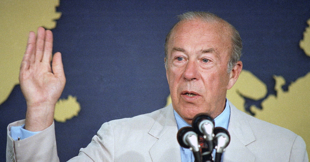 George P. Shultz, Influential Cabinet Official Under Nixon and Reagan, Dies at 100