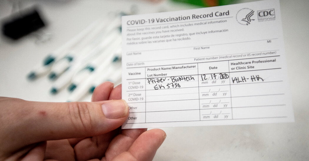 Is Your Vaccine Card Selfie a Gift for Scammers? Maybe.