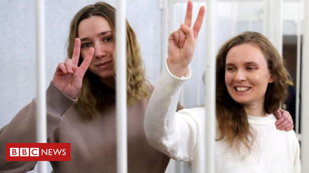 Belarus jails Belsat TV journalists for filming protest