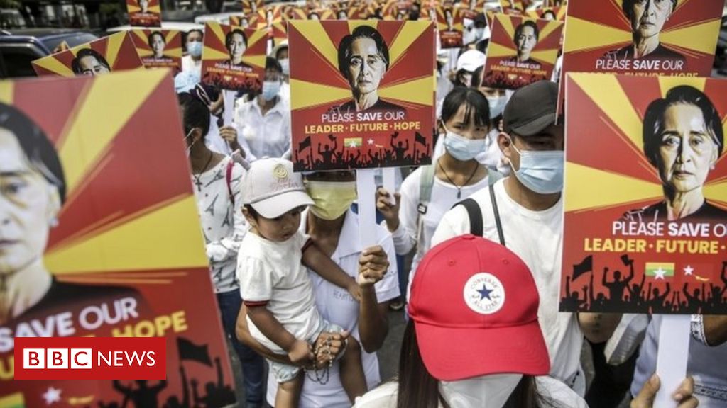 Myanmar coup: Facebook deletes military's main news site