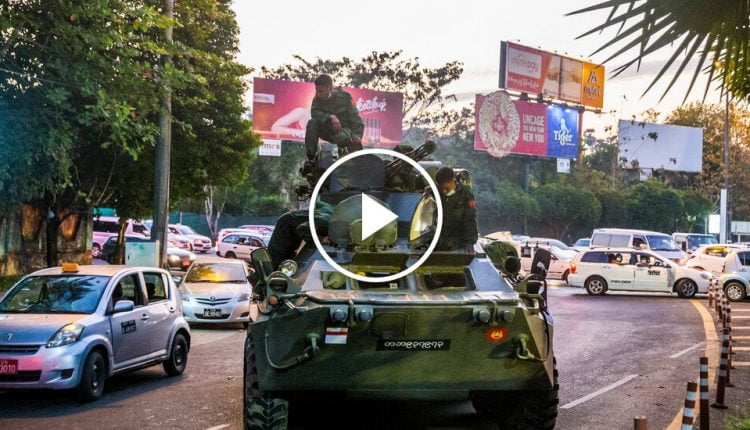 Myanmar Military Tightens Control in Overnight Crackdown