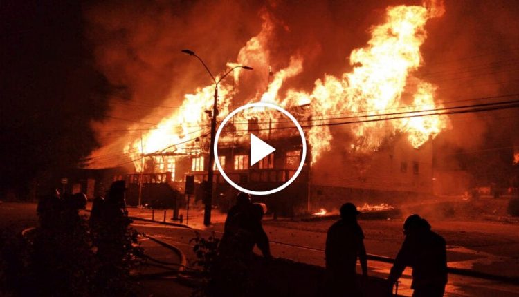 Public Buildings Burned in Chile After Fatal Police Shooting