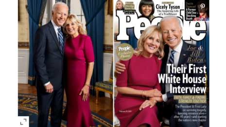 People's Gushy Valentine Cover Story on Joe & Jill Biden Has a Weird Hunter Twist