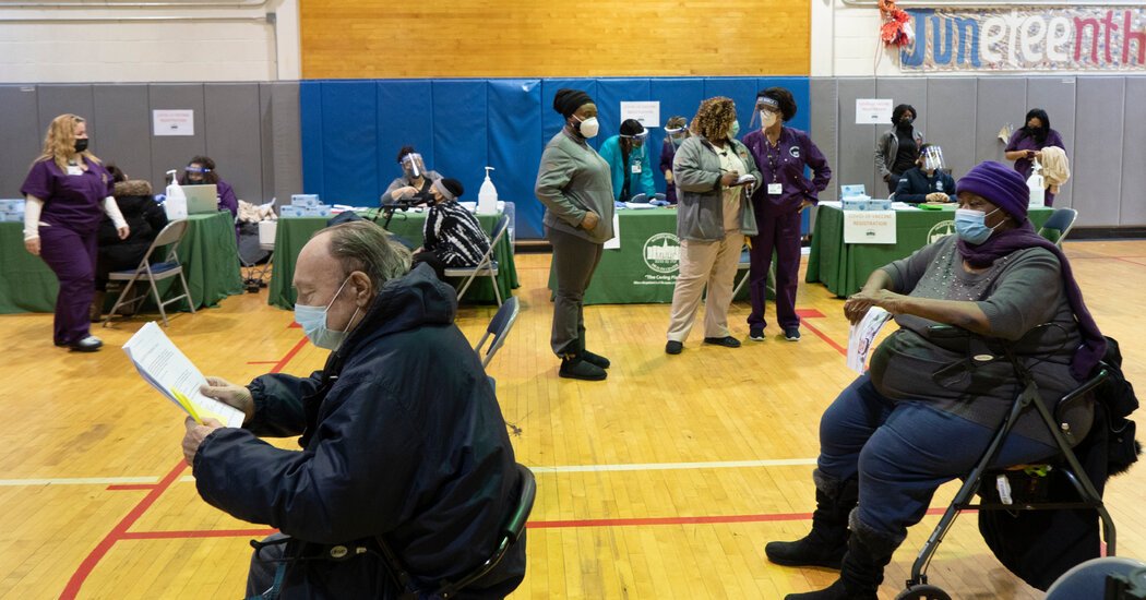 N.Y.C. Postpones Vaccine Appointments As Winter Storm Approaches