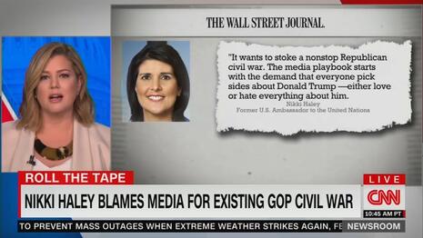 Nikki Haley Tags Media for Wanting GOP Civil War; CNN Anchor HATES It