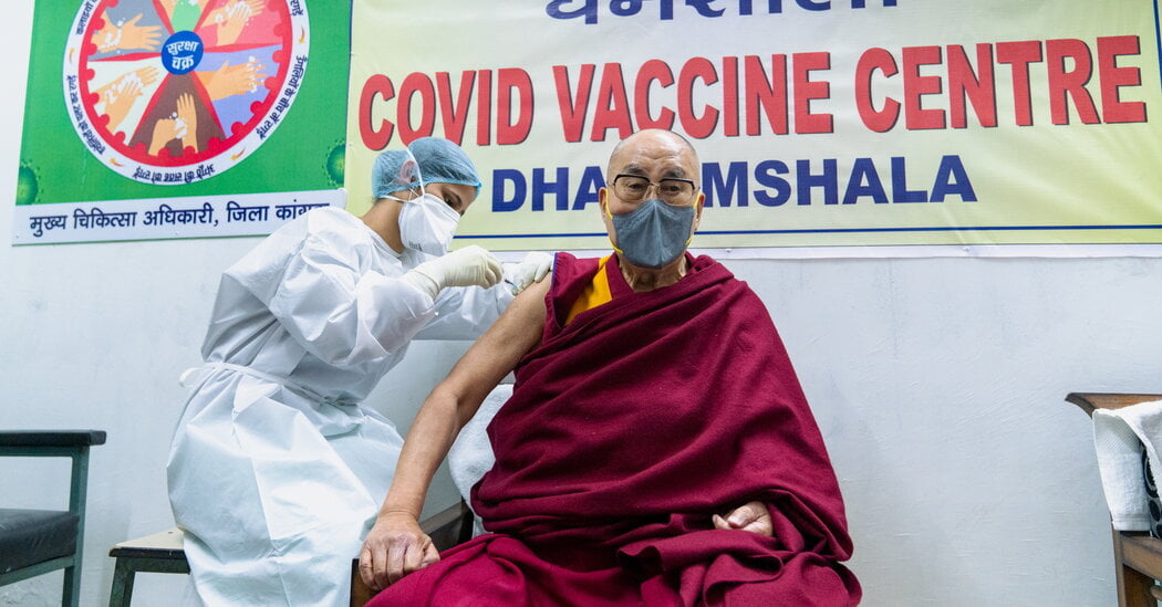 Dalai Lama Receives Covid Vaccine