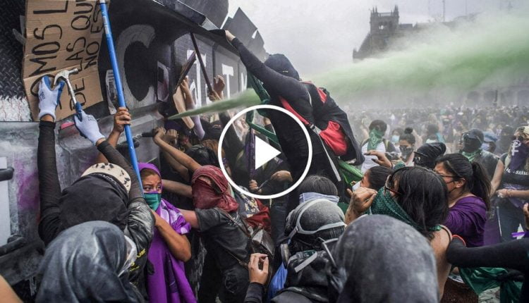 Anger Fuels Protest in Mexico City on International Women’s Day